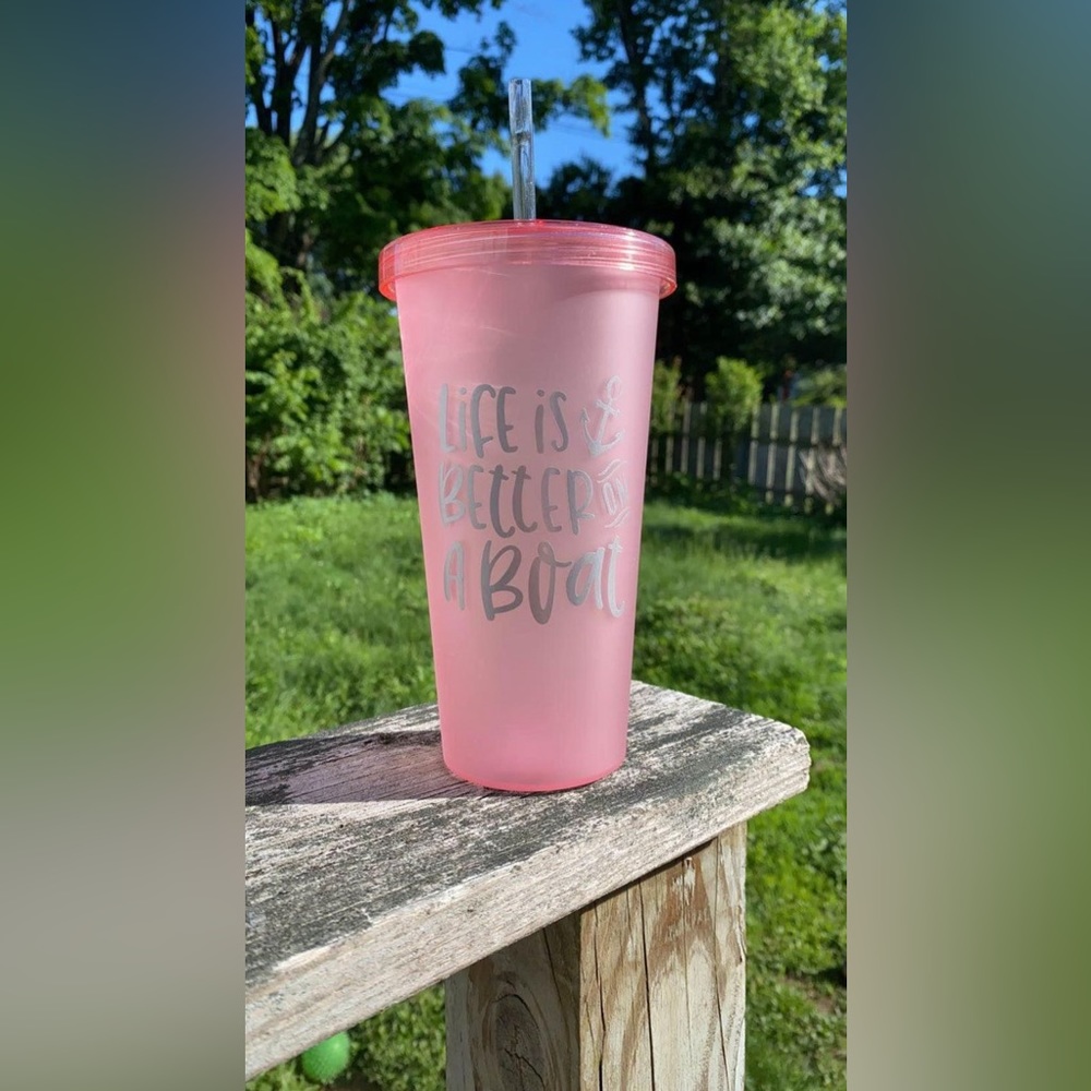 24oz Pink Tumbler